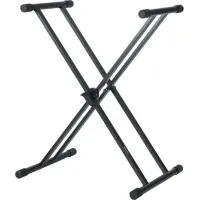 Gator Frameworks GFW-KEY-2000X Összecsukható billentyűs állvány Black