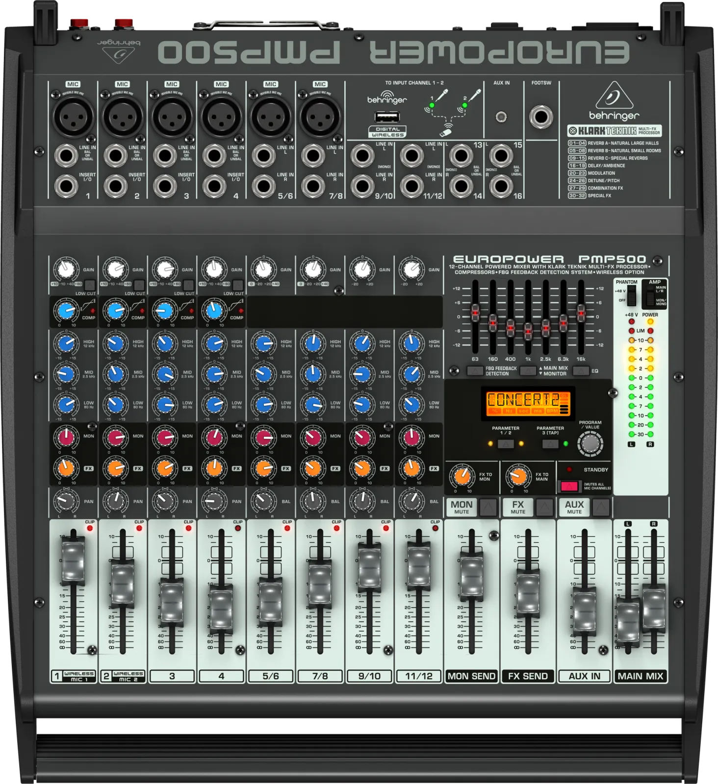Behringer EUROPOWER PMP500 keverőerősítő