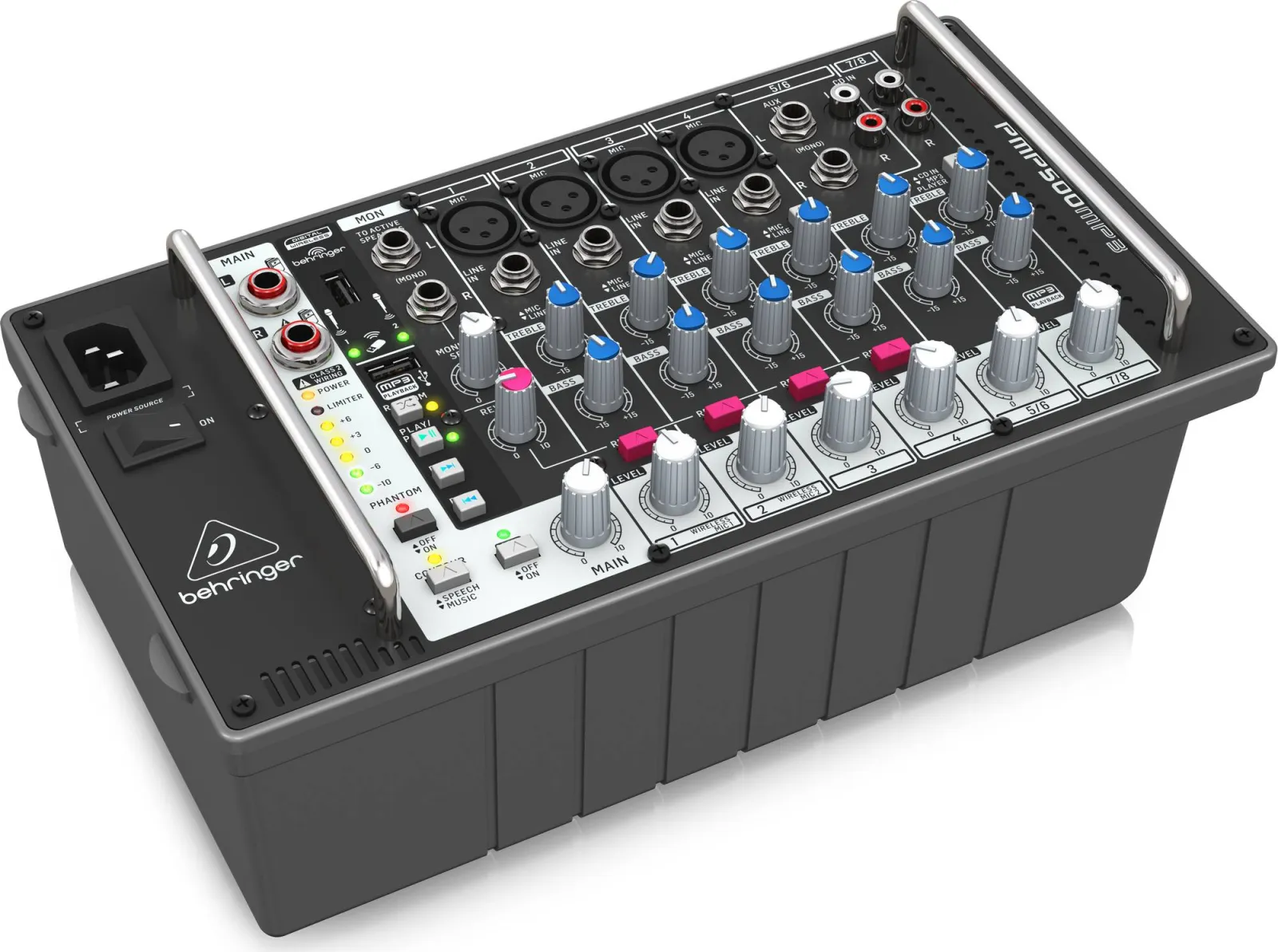 Behringer EUROPOWER PMP500MP3 keverőerősítő MP3 Lejátszóval