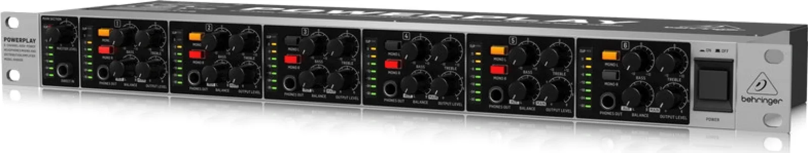 Behringer POWERPLAY HA6000 6 csatornás fejhallgató erősítő