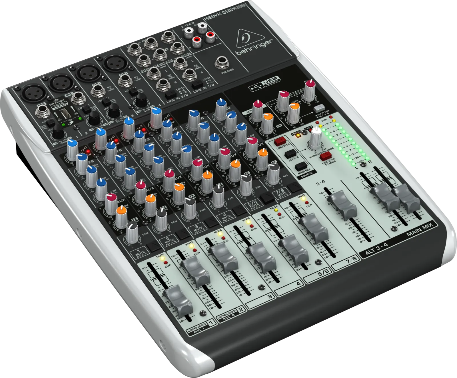 Behringer XENYX Q1204USB Mixer with USB Connection