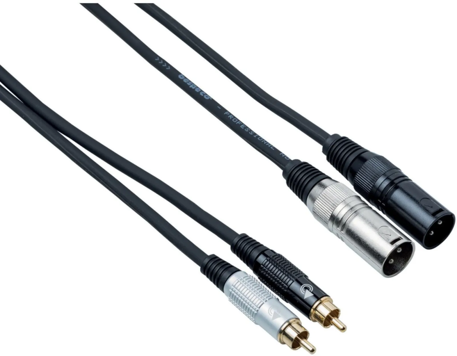 Bespeco EAY2X2R150 1,5 m Audiokábel
