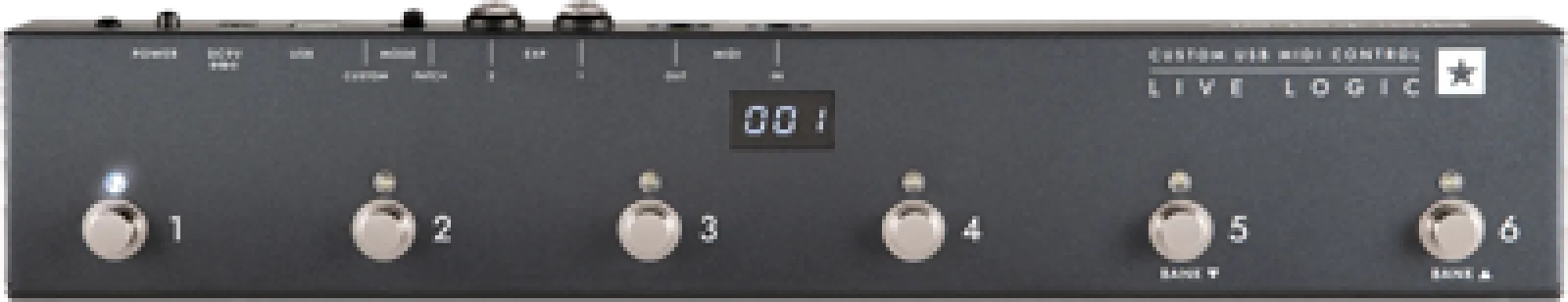 BLACKSTAR Midi Controller Live Logic 6 Button Controller