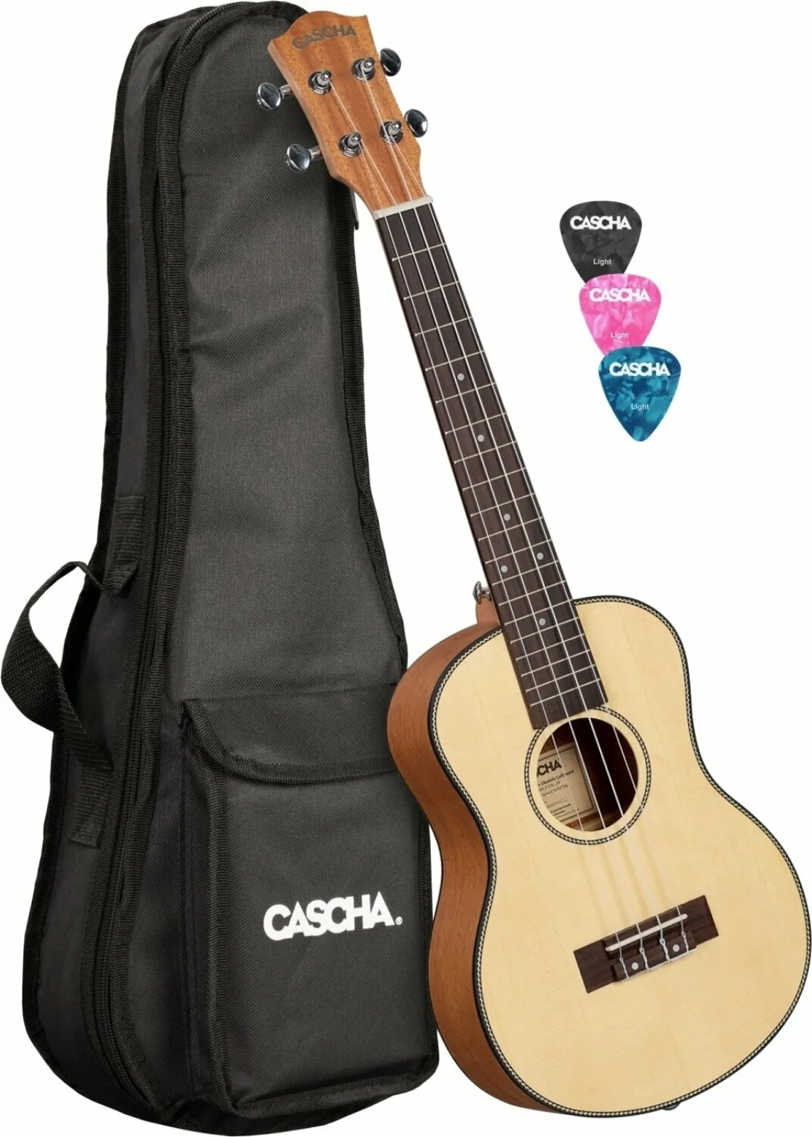 Cascha HH 2154L Natúr tenor ukulele