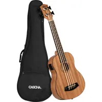 Cascha HH 2175 Natural Bass Ukulele