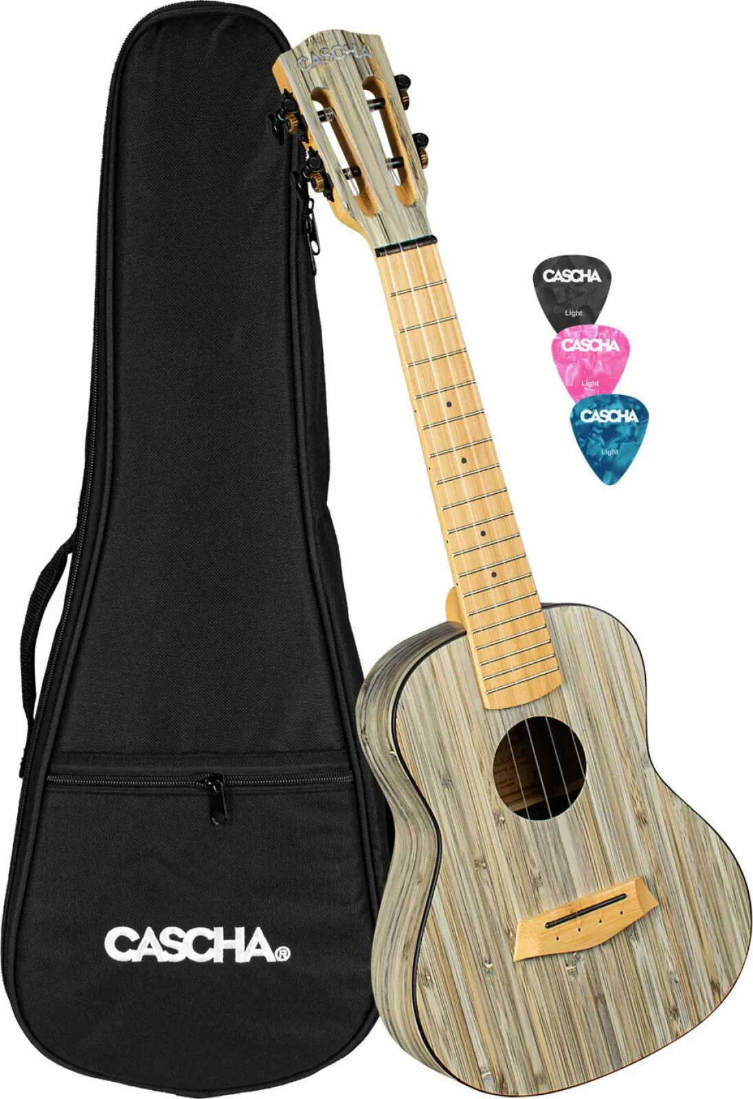 Cascha HH 2316 Bamboo Graphite Concert Ukulele