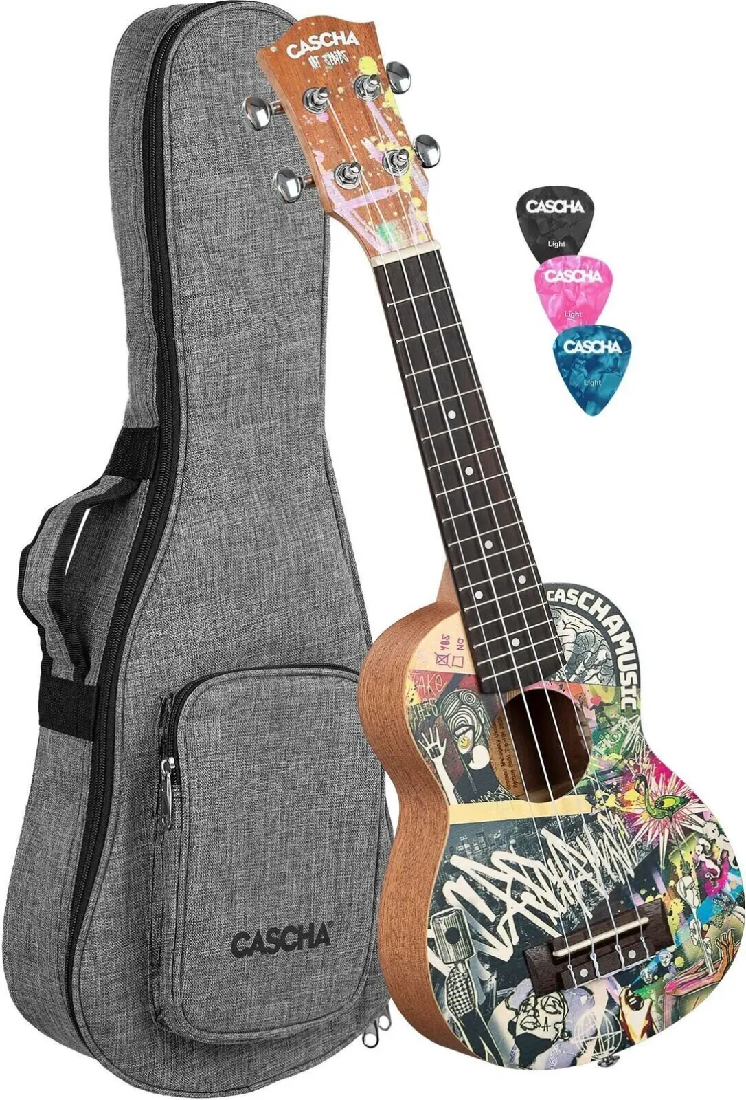Cascha HH 2600 Art Series Urban szoprán ukulele