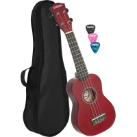 Cascha HH 3961 Red Soprano Ukulele