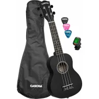 Cascha HH 3969 EN Black Soprano Ukulele