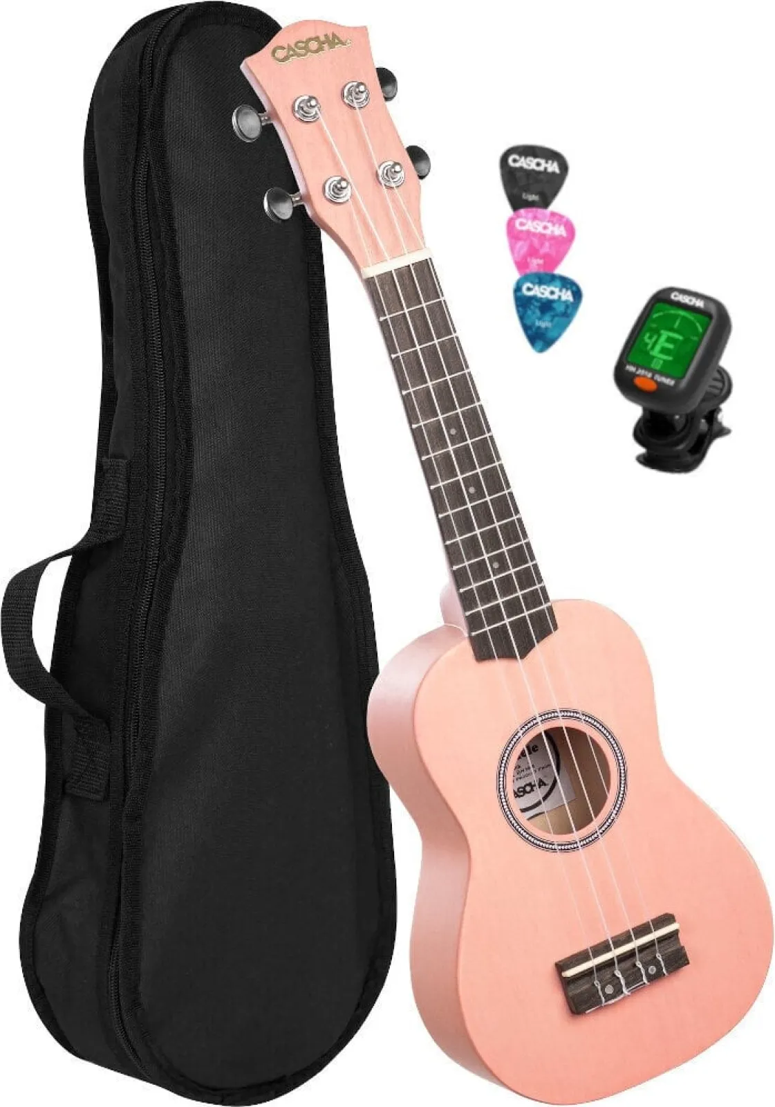 Cascha HH 3976 EN Pink Soprano Ukulele