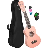 Cascha HH 3976 EN Rózsaszín szoprán ukulele