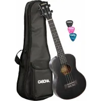 Cascha HH 2305 Prémium fekete tenor ukulele