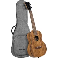 Cascha CUTZW1 Zebra Wood natúr tenor ukulele