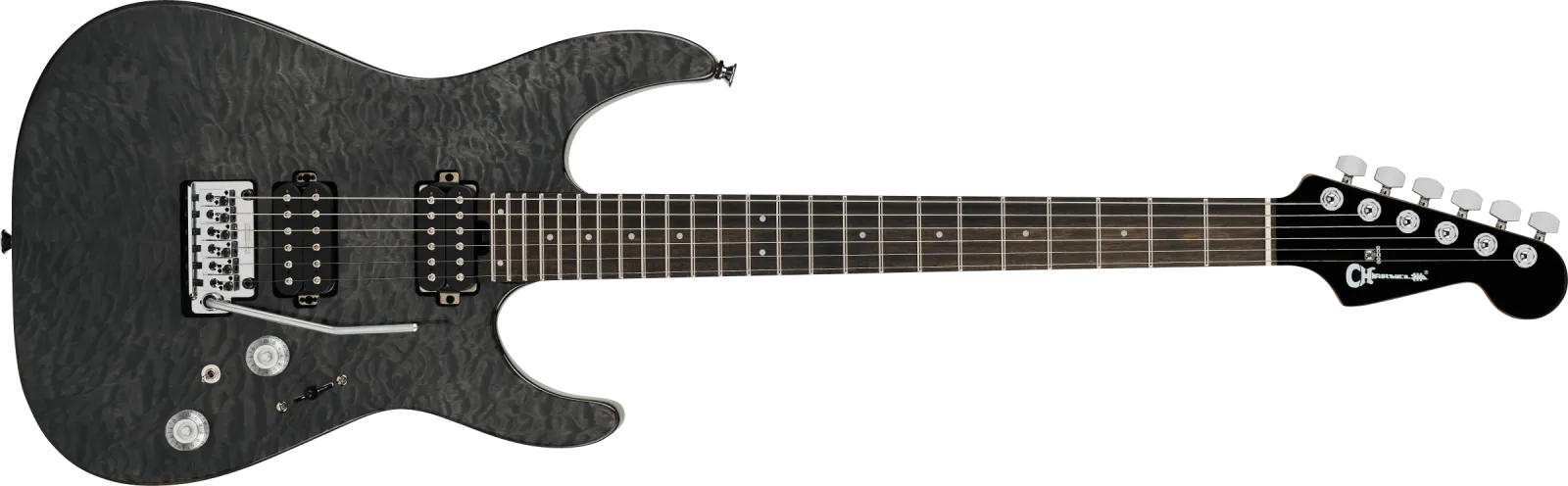Charvel Pro-Mod Plus Dinky DK24 HH 2PT E QM Midnight Ocean