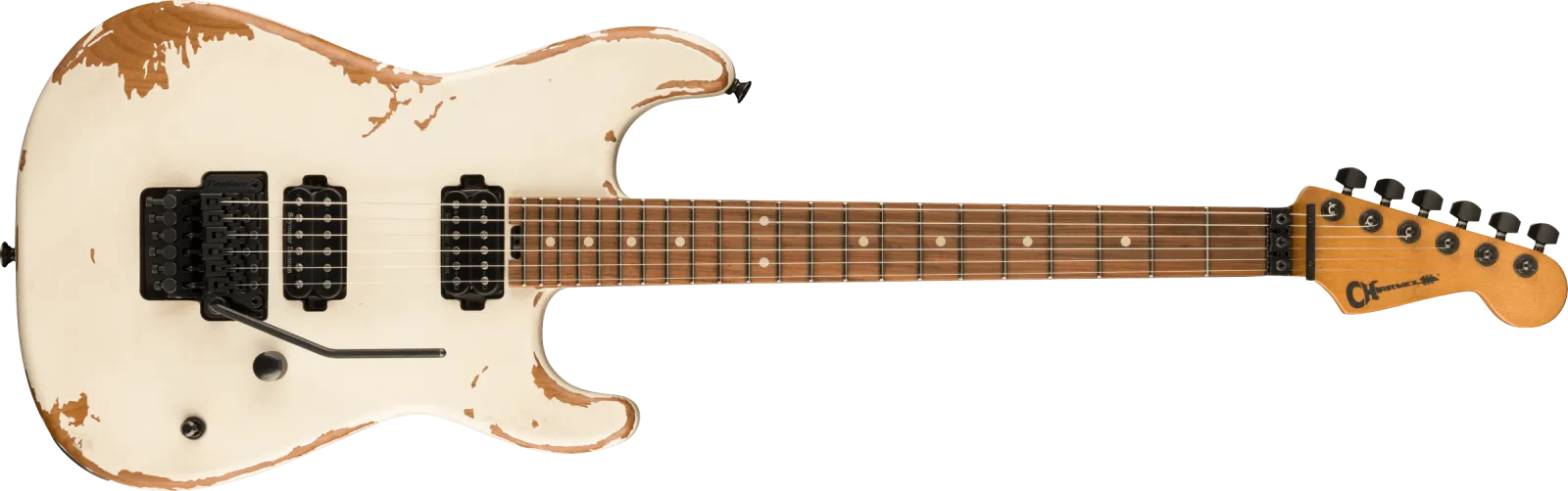 Charvel Pro-Mod Relic San Dimas Style 1 HH FR PF White