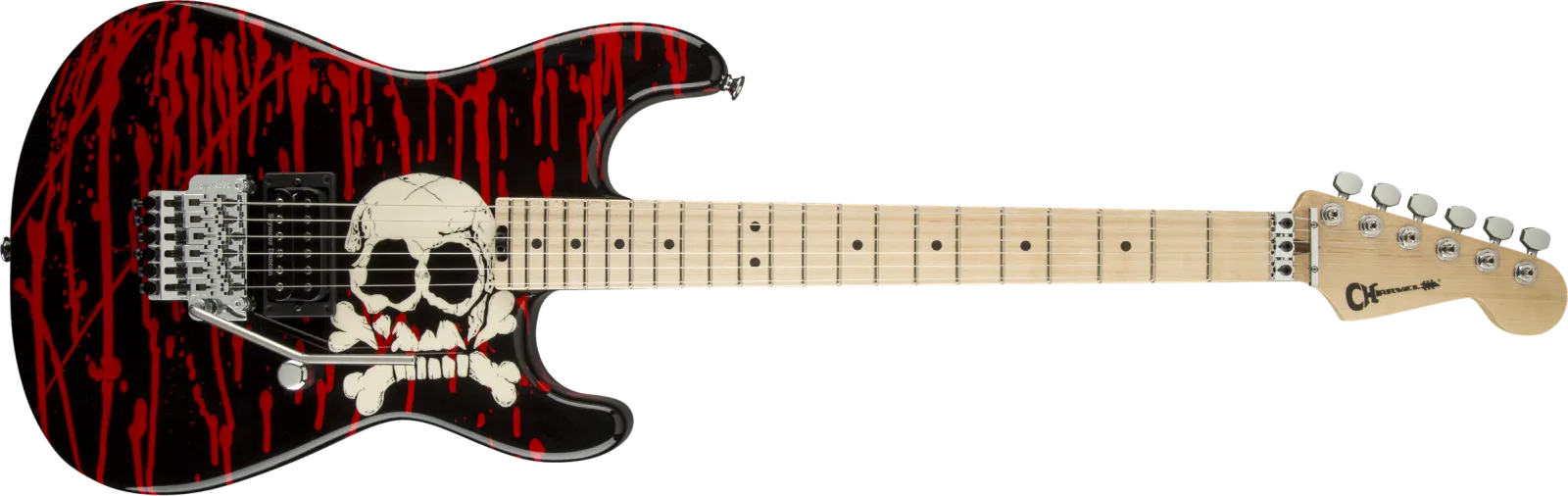 Charvel Warren DeMartini Signature Pro-Mod Blood and Skull