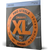 Daddario EPS160 ProSteels Bass Guitar Strings Medium 50-105 Long Scale