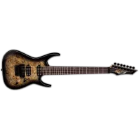 Dean Exile Select 7 Floyd Fluence Natural Black Burst