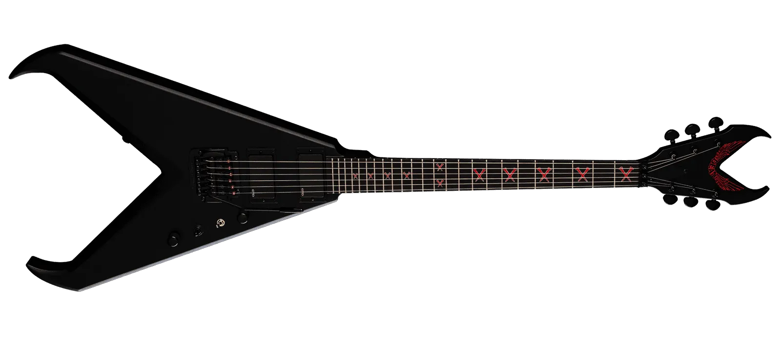 Dean Kerry King V Black Satin w/Case
