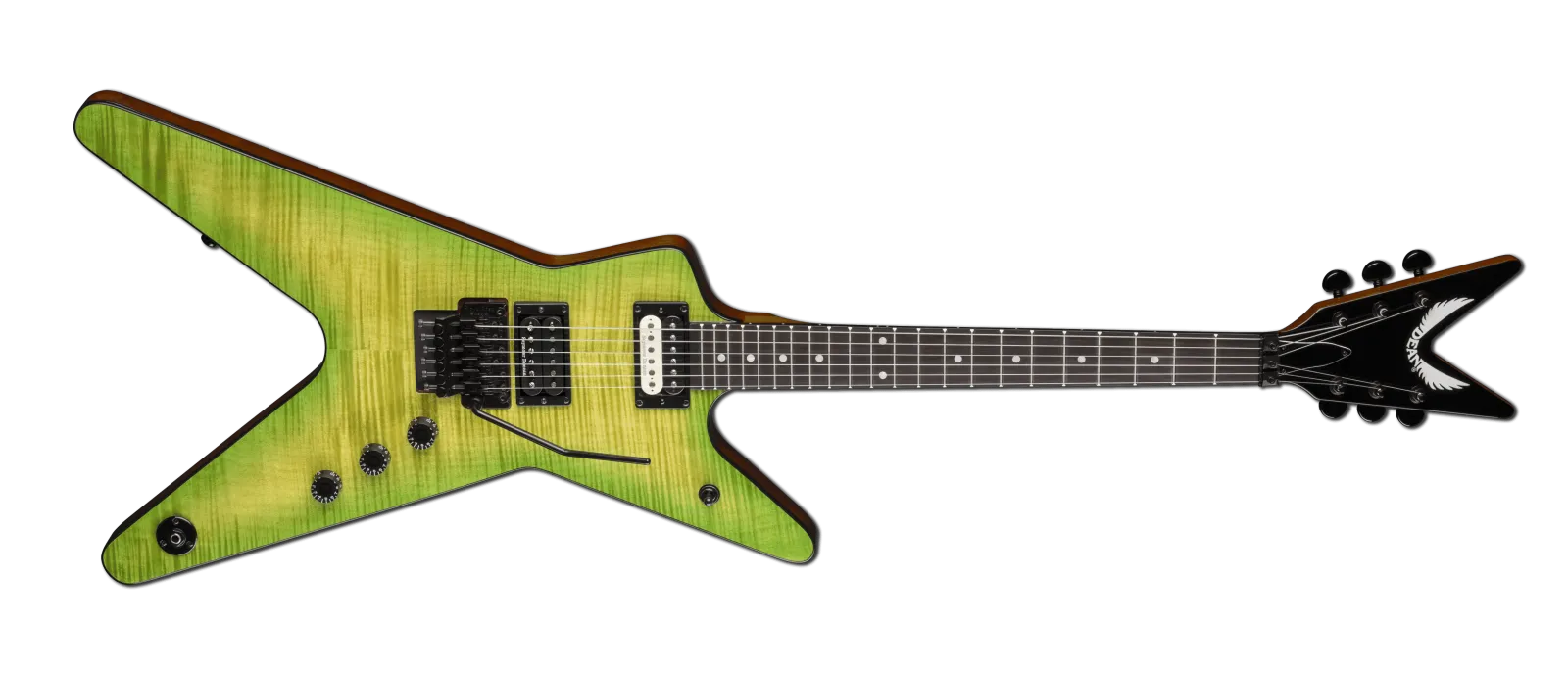 Dean ML 79 Floyd Flame Top Duncans Slime