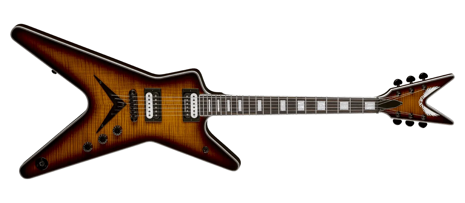 Dean ML Select Flame Top Trans Brazilia