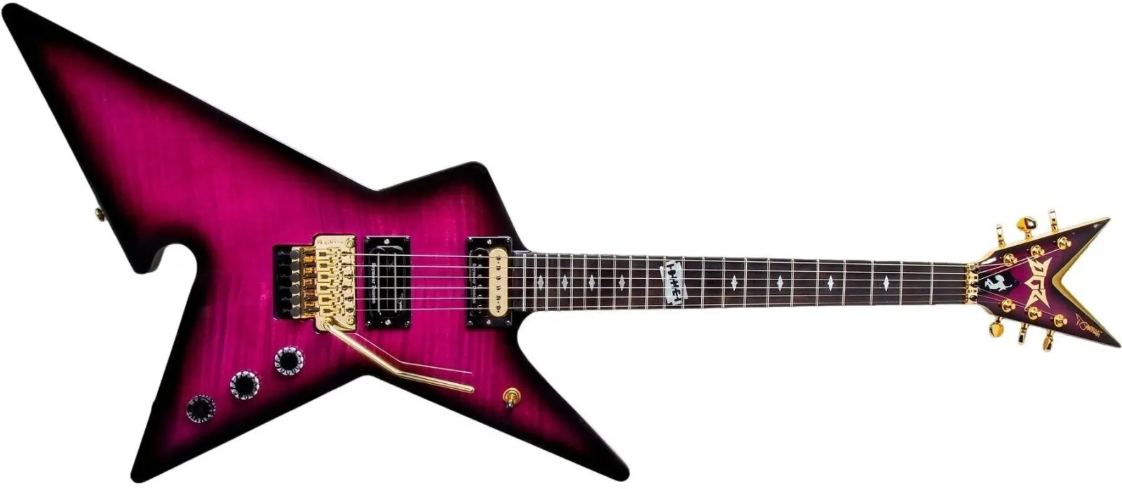 Dime Guitarz CULPRIT BLACKTOOTH PURPLE BURST FLAME