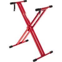 Revoltage DKS205 Double X Folding Keyboard Stand Red