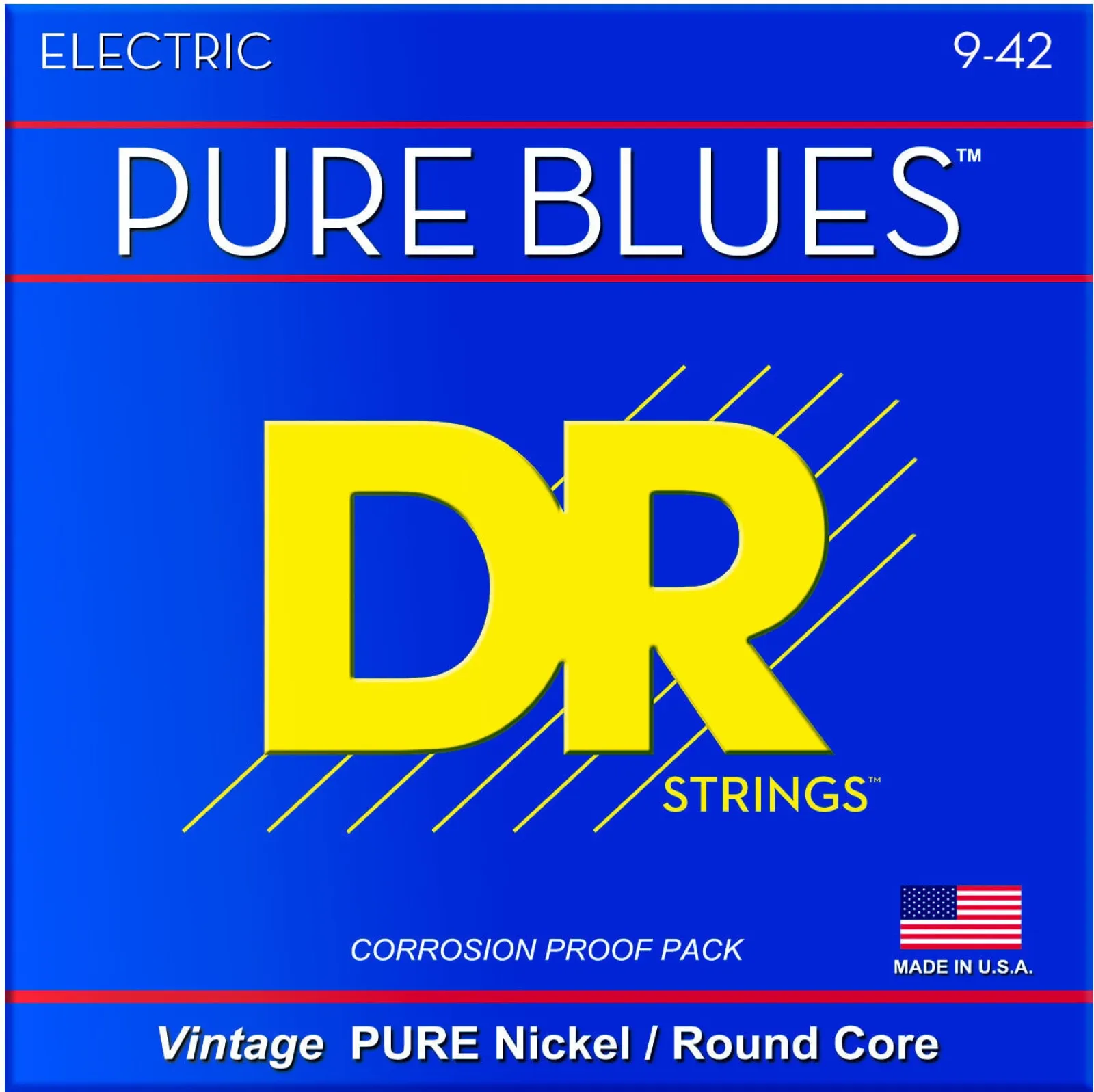 DR Strings PHR-9 6-Pack Electric Guitar Strings