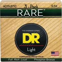 DR Strings RPM-12 Rare 3 csomag akusztikus gitár húr