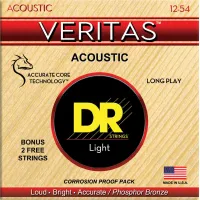 DR Strings VTA-12 Veritas 6-Pack akusztikus gitár húr