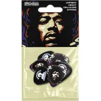Dunlop Jimi Hendrix Guitars Star 6 Pengető