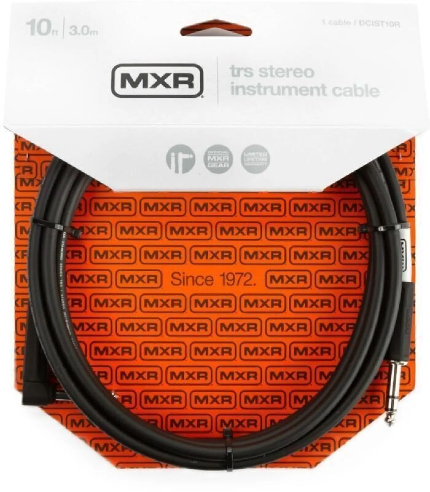 Dunlop MXR DCIST10R TRS Kábel 10ft 3 m Egyenes - Pipa Hangszerkábel