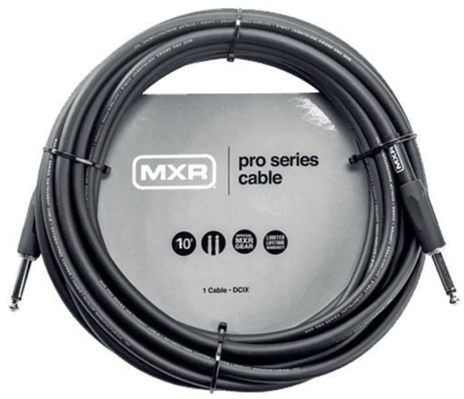 Dunlop MXR DCIX10 PRO 3 m Straight - Straight Instrument Cable