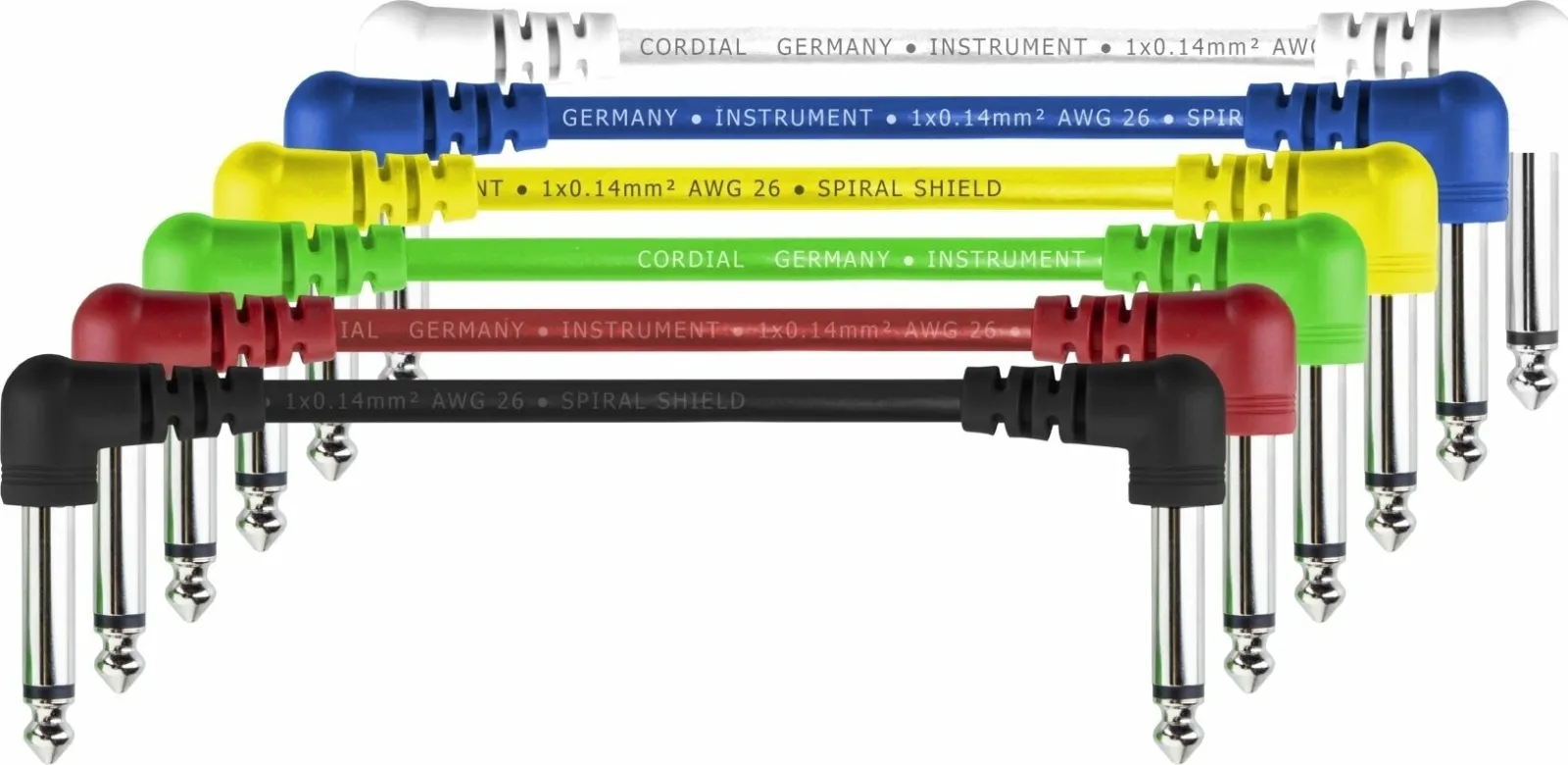 Cordial EI Pack 1 15 cm Right Angle - Right Angle Patch Cable