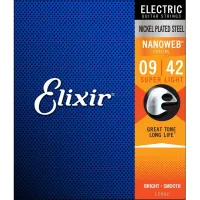 Elixir 12002 NanoWeb elektromos gitárhúr 09-42