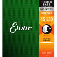 Elixir 14202 NanoWeb 5 String Nickel Bass Guitar String 45-130