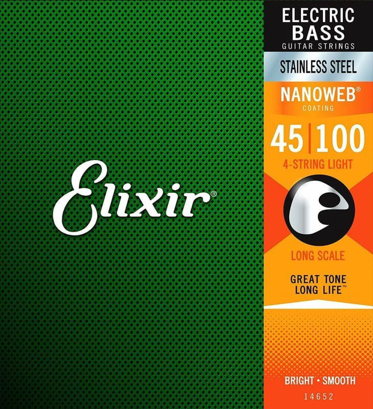 Elixir 14652 NanoWeb acél basszusgitár húr 45-100