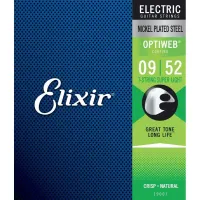 Elixir 19007 OptiWeb 7-string Electric Guitar String 11-52