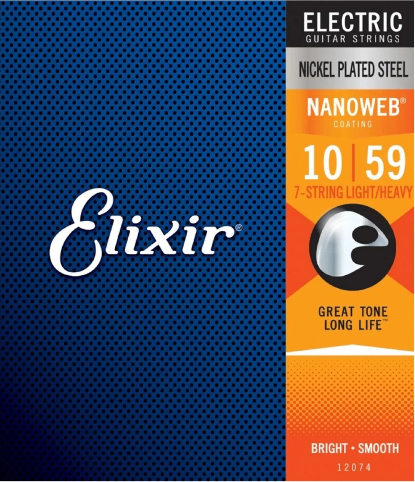 Elixir NanoWeb 10-59 7-String Light/Heavy elektromos húrkészlet