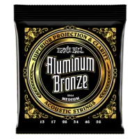 Ernie Ball Aluminium Bronz Közepes 13-56