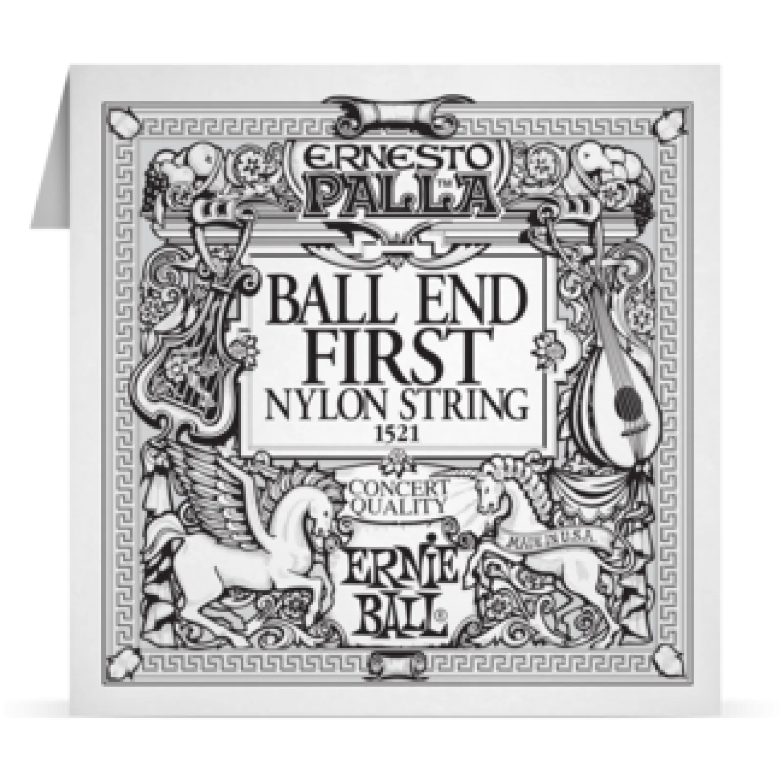 Ernie Ball Classical Single Black Ball End E1