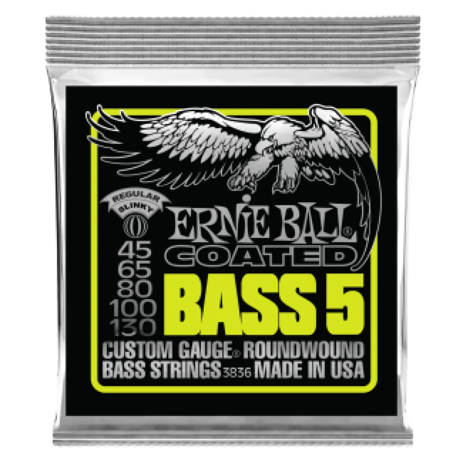 Ernie Ball Coated 5-string Slinky Bass 45-130