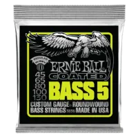Ernie Ball Coated 5-string Slinky Bass 45-130