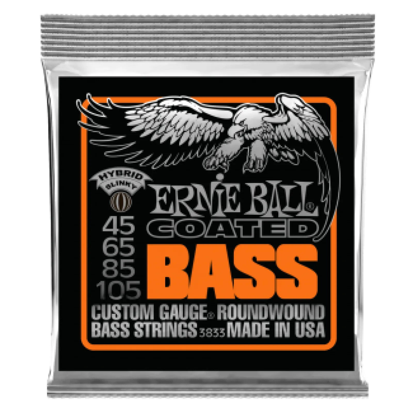 Ernie Ball Coated Hybrid Slinky Bass 45-105