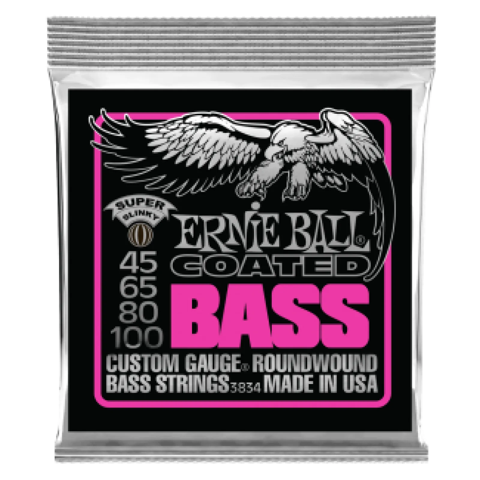Ernie Ball Coated Super Slinky Bass 45-100