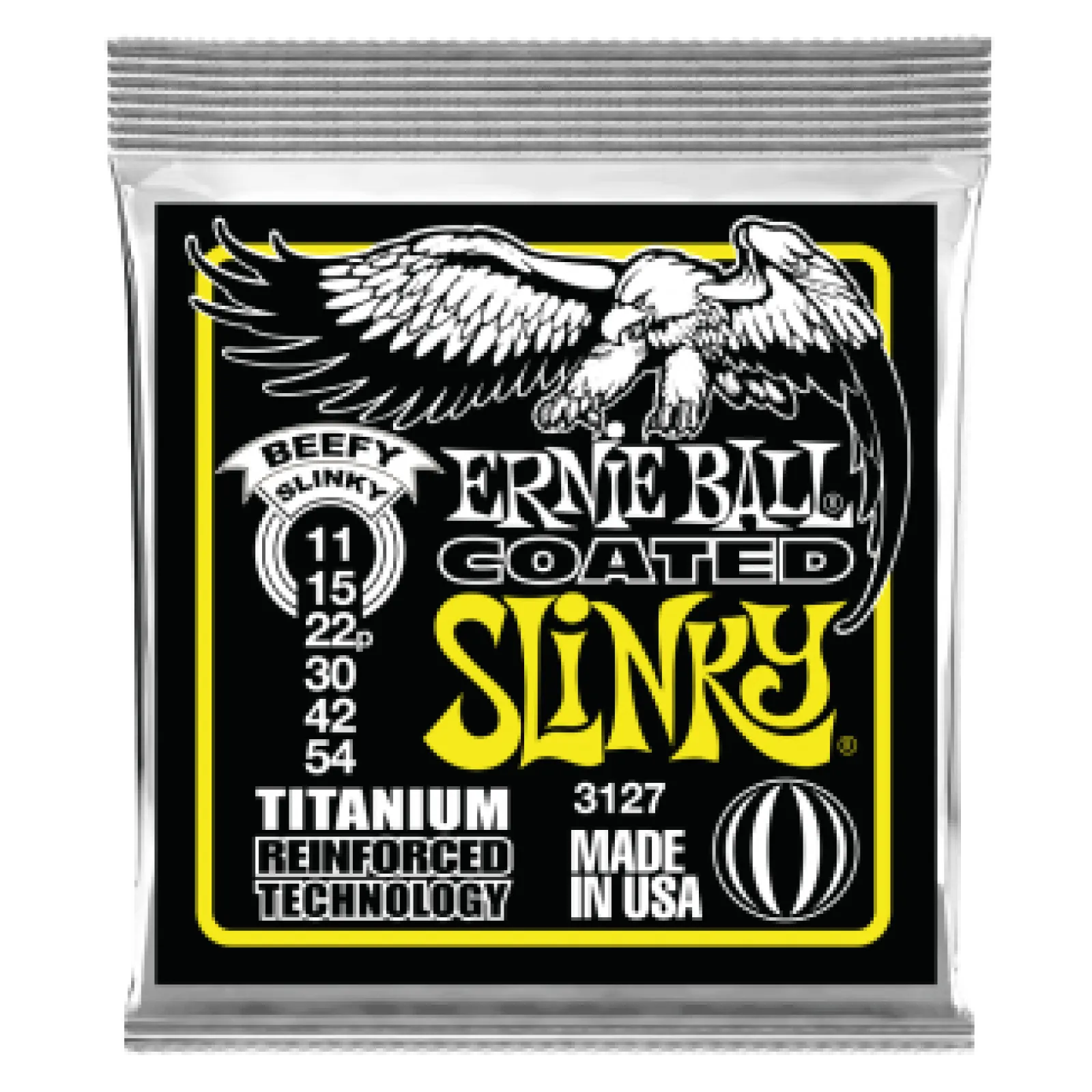 Ernie Ball Coated - Titanium RPS Beefy Slinky 11-54