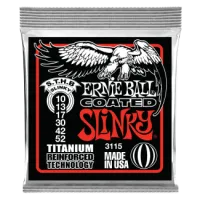 Ernie Ball Coated - Titanium RPS Skinny Top Heavy Bottom Slinky 10-52