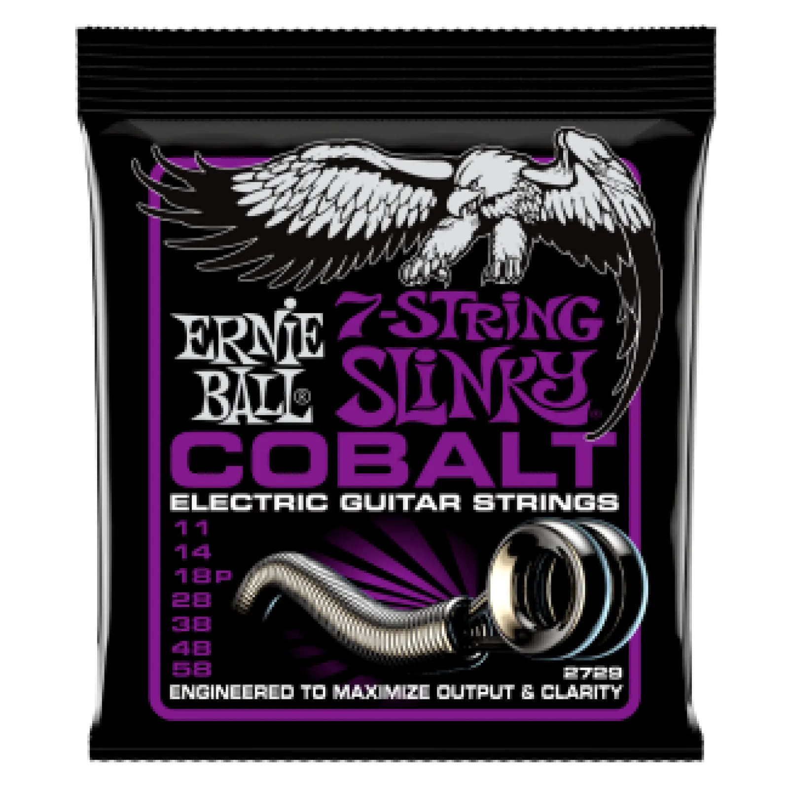 Ernie Ball Cobalt 7 Power Slinky 11-58