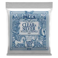 Ernie Ball Ernesto Palla Classical Clear&Silver