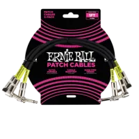 Ernie Ball Ernie Ball Patch Kábel 30cm Fekete